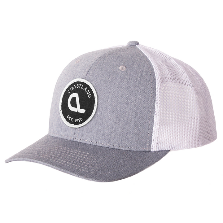 Grey and White Circle Patch Snapback